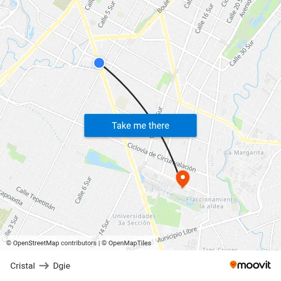 Cristal to Dgie map