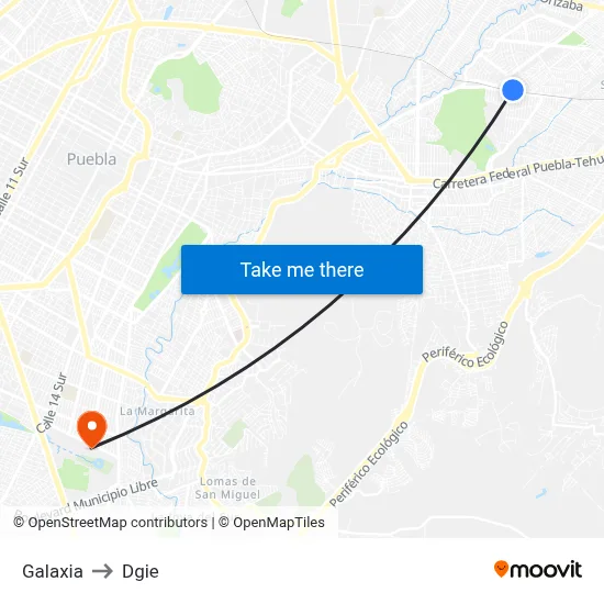 Galaxia to Dgie map