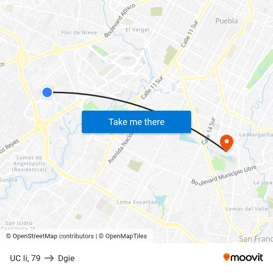 UC Ii, 79 to Dgie map