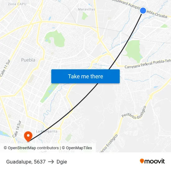 Guadalupe, 5637 to Dgie map
