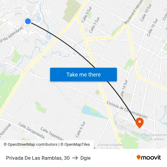Privada De Las Ramblas, 30 to Dgie map