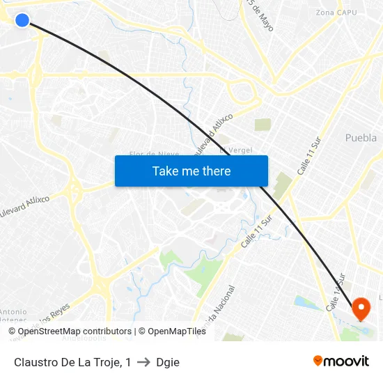 Claustro De La Troje, 1 to Dgie map
