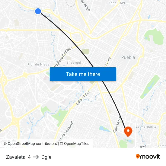 Zavaleta, 4 to Dgie map
