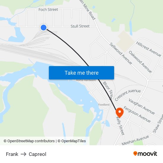 Frank to Capreol map