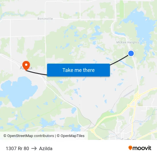 1307 Rr 80 to Azilda map