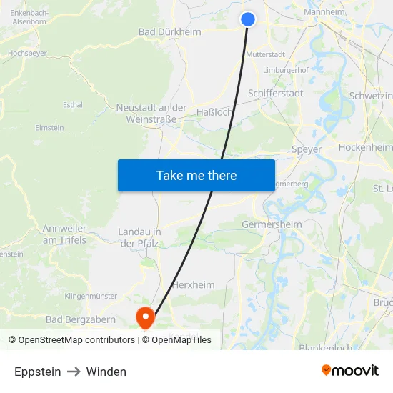 Eppstein to Winden map