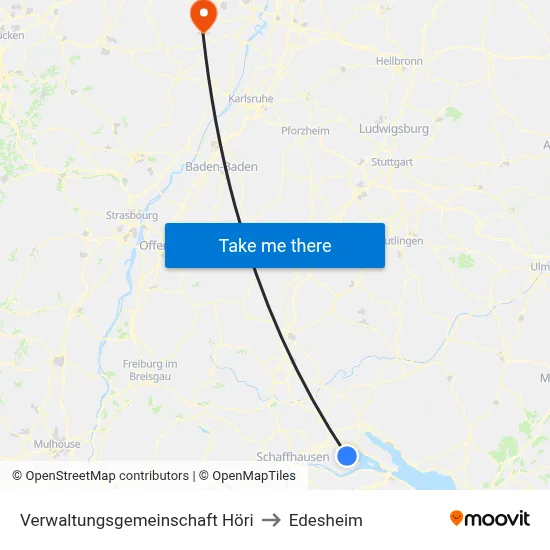Verwaltungsgemeinschaft Höri to Edesheim map