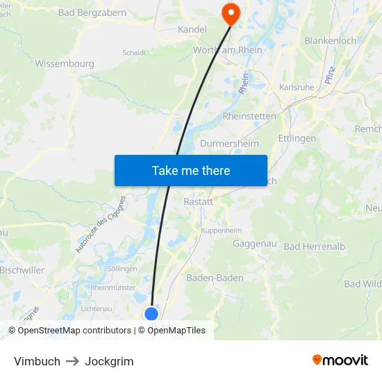 Vimbuch to Jockgrim map