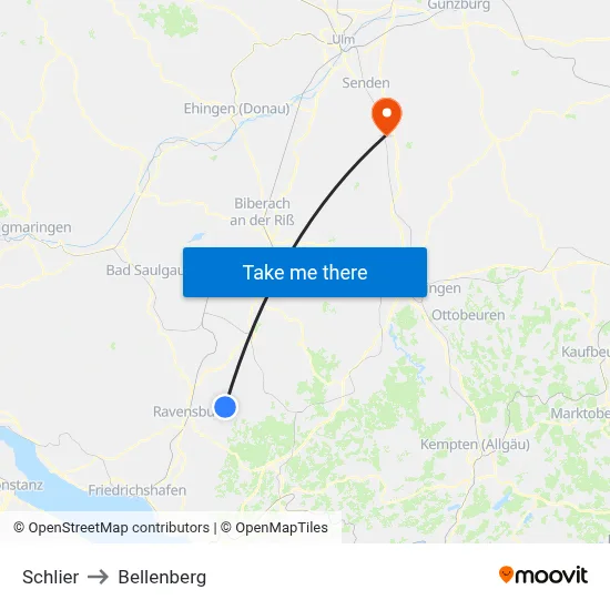 Schlier to Bellenberg map