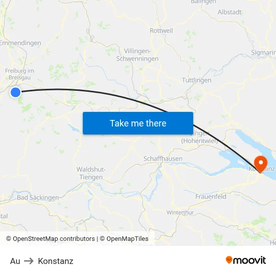 Au to Konstanz map