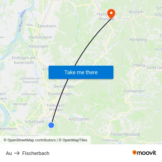Au to Fischerbach map