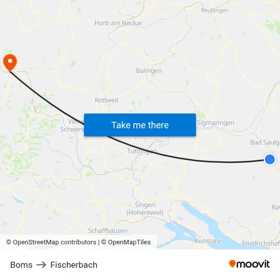 Boms to Fischerbach map