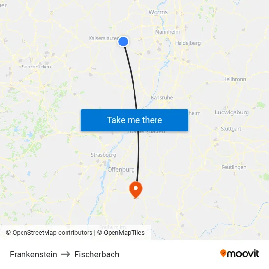 Frankenstein to Fischerbach map