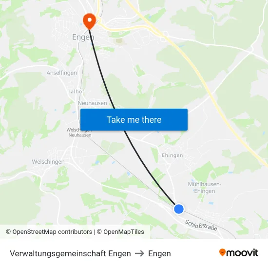 Verwaltungsgemeinschaft Engen to Engen map