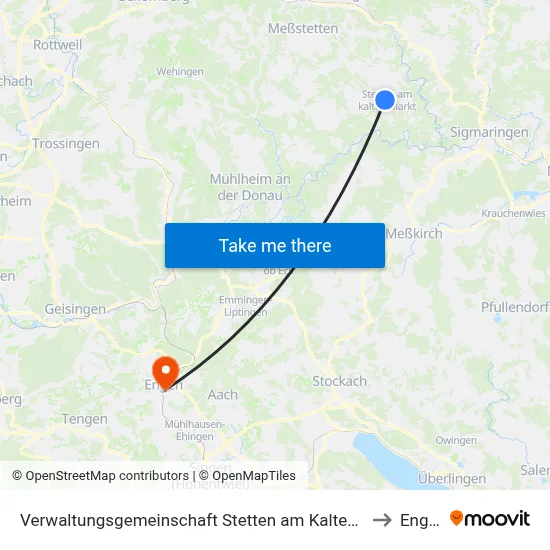Verwaltungsgemeinschaft Stetten am Kalten Markt to Engen map