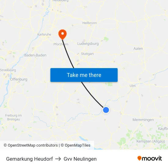 Gemarkung Heudorf to Gvv Neulingen map