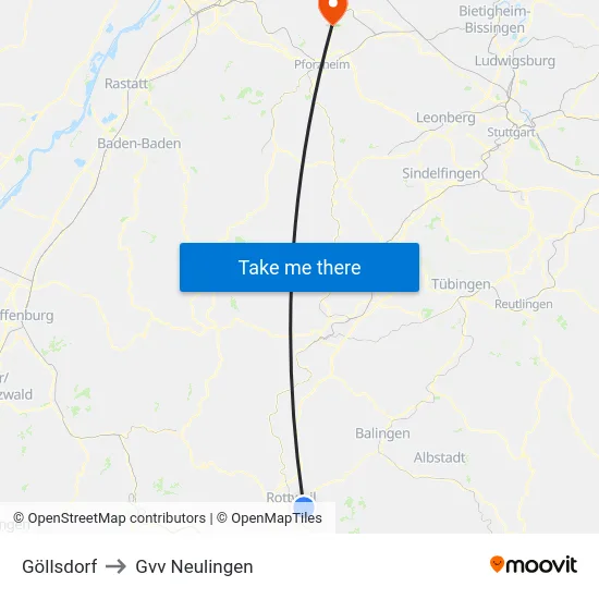 Göllsdorf to Gvv Neulingen map