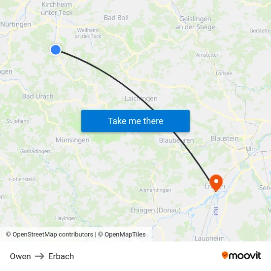 Owen to Erbach map