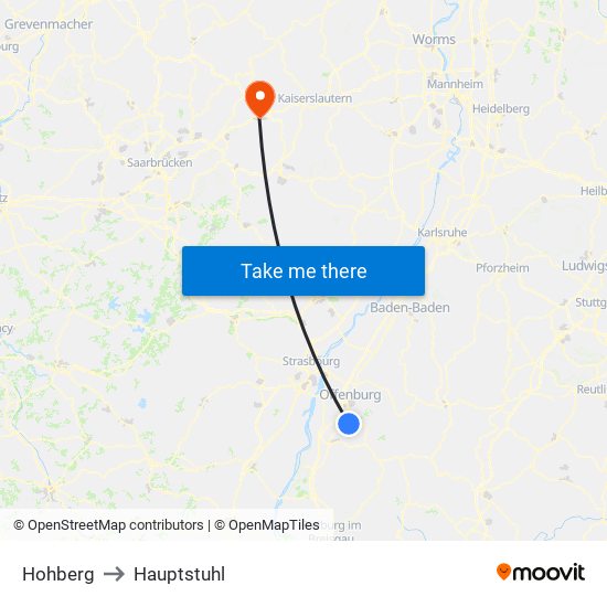 Hohberg to Hauptstuhl map