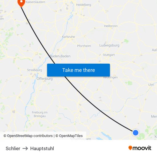 Schlier to Hauptstuhl map