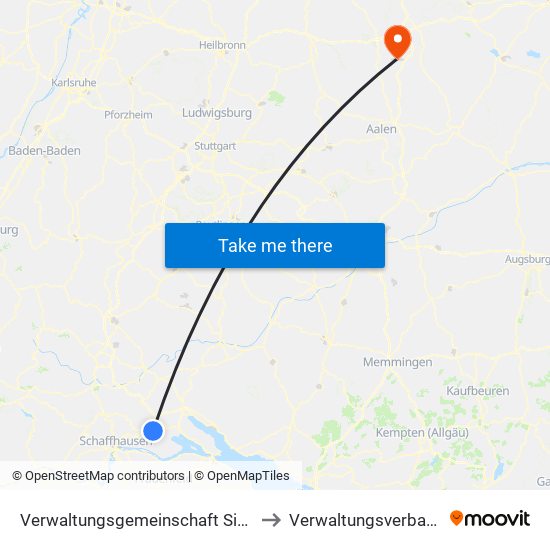 Verwaltungsgemeinschaft Singen (Hohentwiel) to Verwaltungsverband Fichtenau map