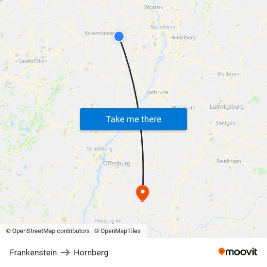 Frankenstein to Hornberg map