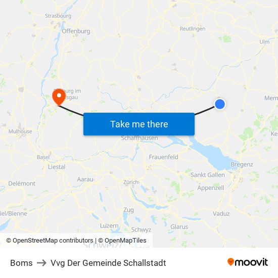 Boms to Vvg Der Gemeinde Schallstadt map