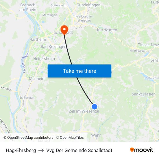 Häg-Ehrsberg to Vvg Der Gemeinde Schallstadt map