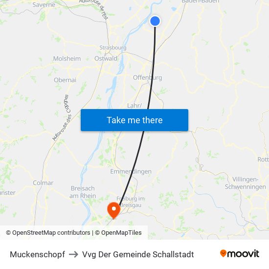 Muckenschopf to Vvg Der Gemeinde Schallstadt map