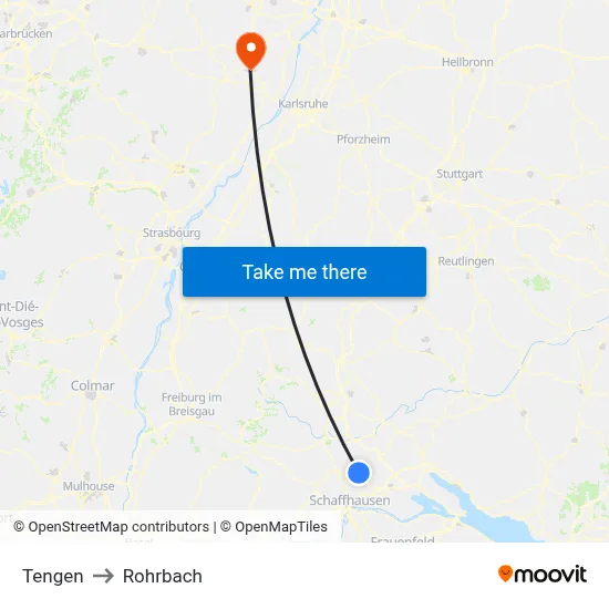 Tengen to Rohrbach map