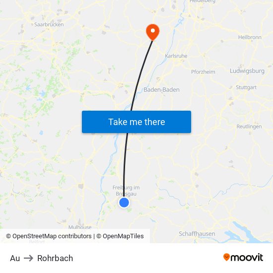 Au to Rohrbach map