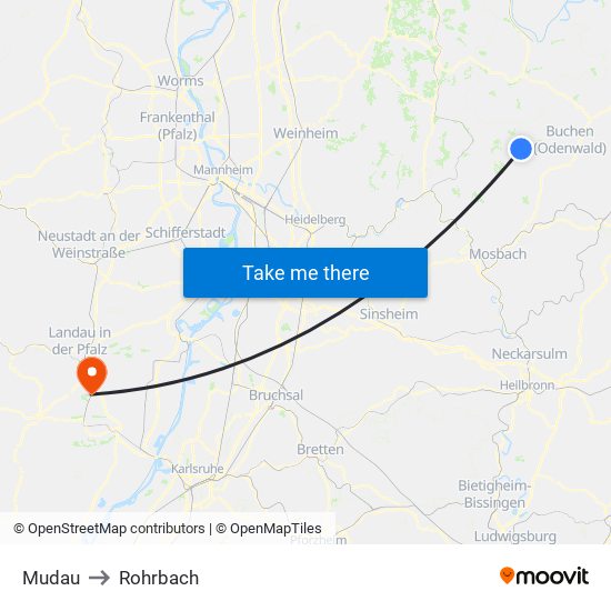 Mudau to Rohrbach map