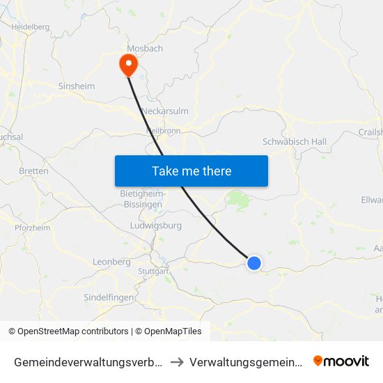 Gemeindeverwaltungsverband Plüderhausen-Urbach to Verwaltungsgemeinschaft Haßmersheim map