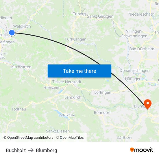 Buchholz to Blumberg map