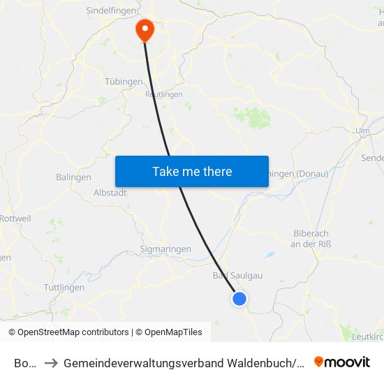 Boms to Gemeindeverwaltungsverband Waldenbuch / Steinenbronn map