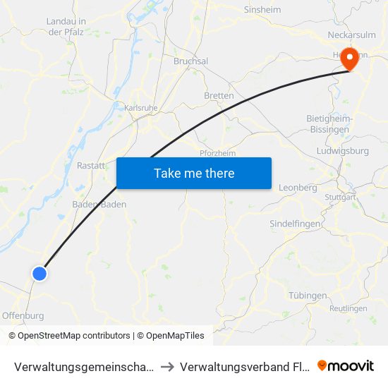 Verwaltungsgemeinschaft Oberkirch to Verwaltungsverband Flein-Talheim map