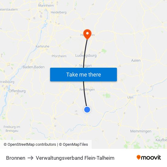 Bronnen to Verwaltungsverband Flein-Talheim map
