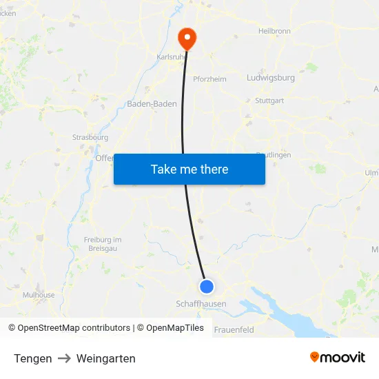 Tengen to Weingarten map