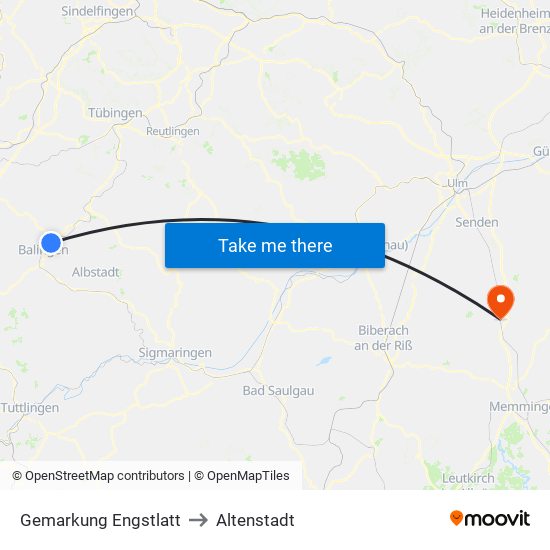 Gemarkung Engstlatt to Altenstadt map