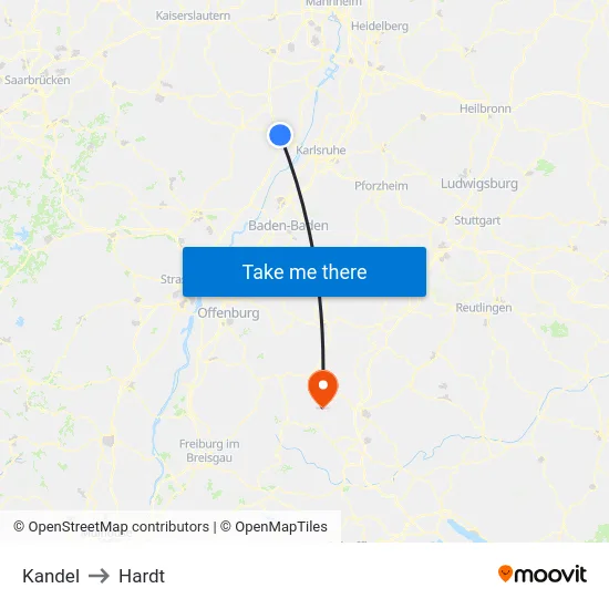 Kandel to Hardt map