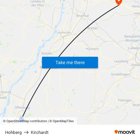 Hohberg to Kirchardt map