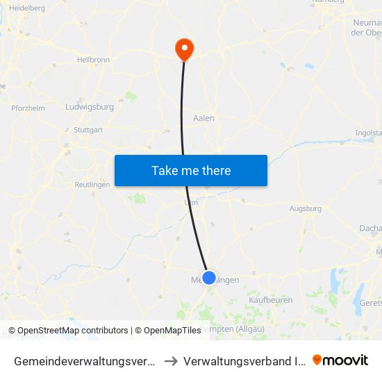 Gemeindeverwaltungsverband Rot-Tannheim to Verwaltungsverband Ilshofen-Vellberg map