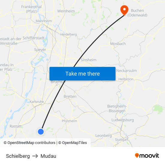 Schielberg to Mudau map