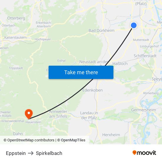 Eppstein to Spirkelbach map