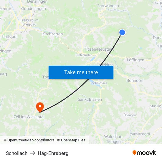 Schollach to Häg-Ehrsberg map