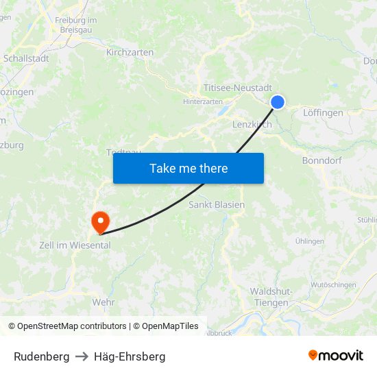 Rudenberg to Häg-Ehrsberg map