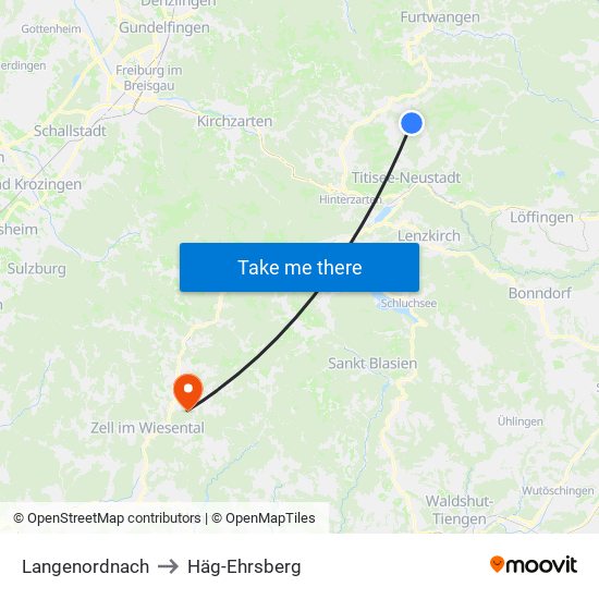 Langenordnach to Häg-Ehrsberg map