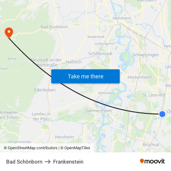 Bad Schönborn to Frankenstein map