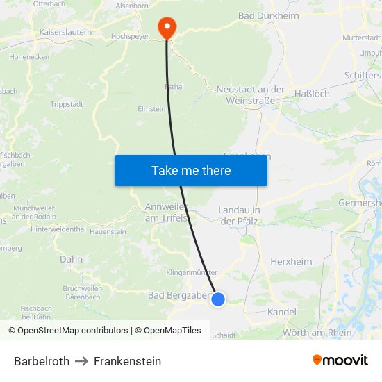 Barbelroth to Frankenstein map