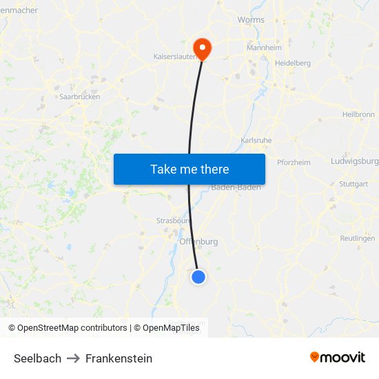 Seelbach to Frankenstein map